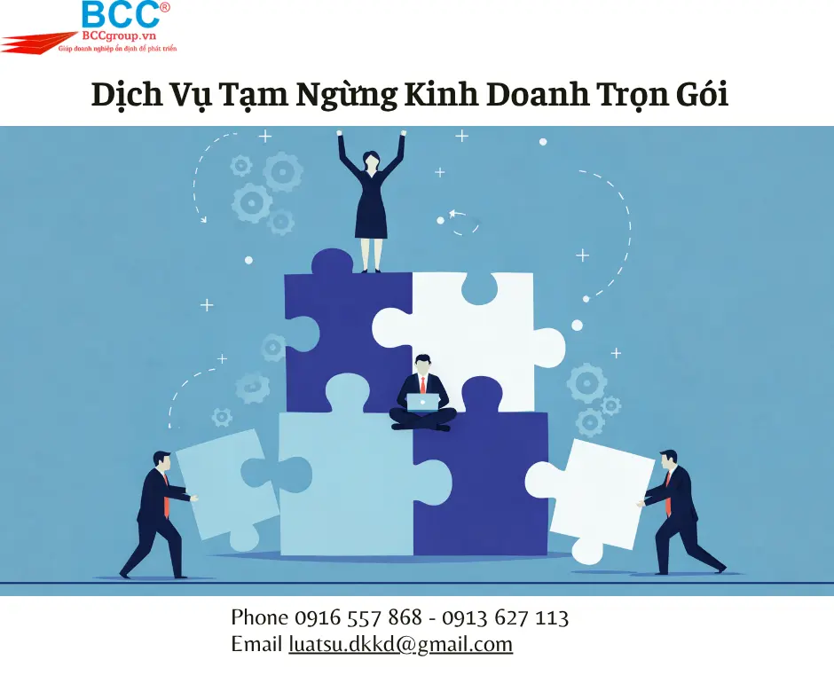 Dịch Vụ Tạm Ngừng Kinh Doanh Trọn Gói Giá Rẻ