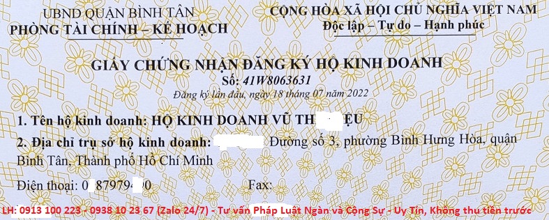 Đăng ký hộ kinh doanh tại Quận Bình Tân, Thành lập hộ kinh doanh tại Quận Bình Tân, Thành lập Hộ kinh doanh cá thể tại Quận Bình Tân. Dịch vụ làm giấy phép kinh doanh hộ cá thể tại Quận Bình Tân, GPKD Hộ cá thể Quận Bình Tân.