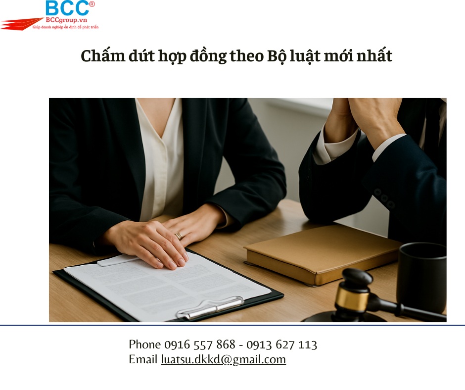 Chấm dứt hợp đồng theo Bộ luật mới nhất