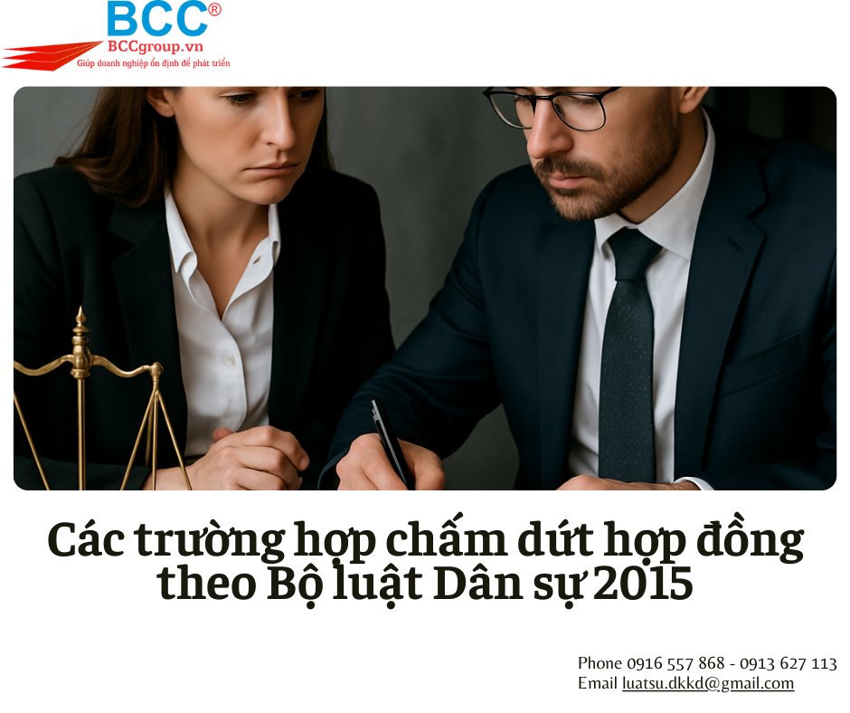 Chấm dứt hợp đồng theo Bộ luật mới nhất