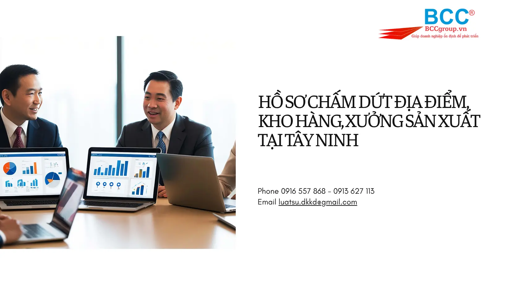 Dịch vụ chấm dứt địa điểm, kho hàng, xưởng sản xuất tại Tây Ninh