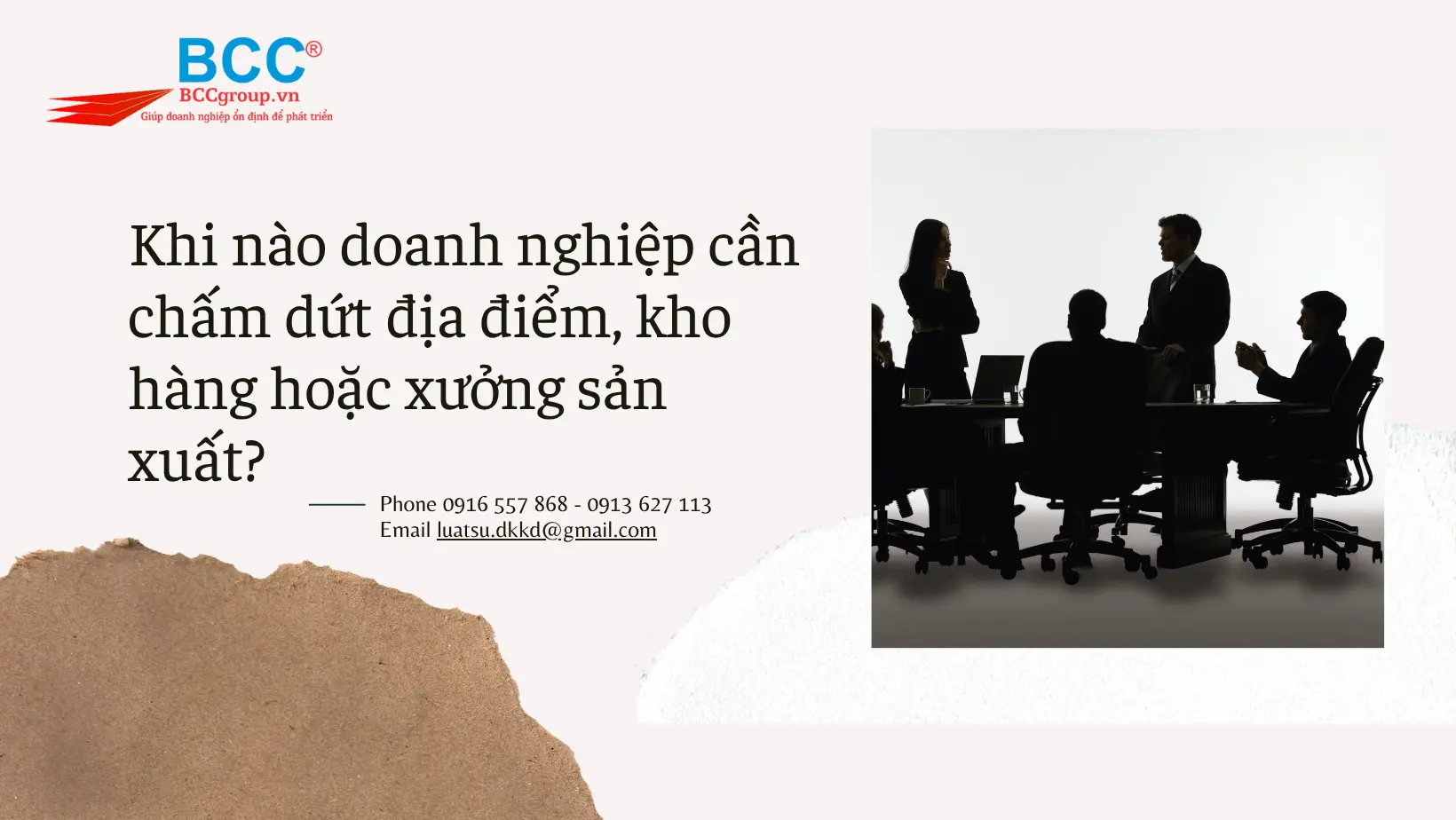 Dịch vụ chấm dứt địa điểm, kho hàng, xưởng sản xuất tại Tây Ninh