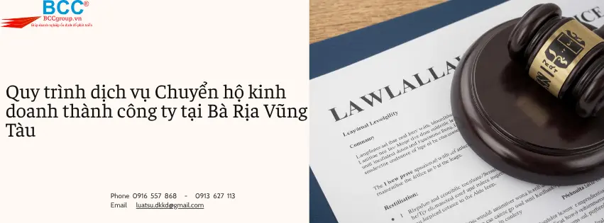 DỊCH VỤ CHUYỂN HỘ KINH DOANH THÀNH CÔNG TY TẠI BÀ RỊA VŨNG TÀU