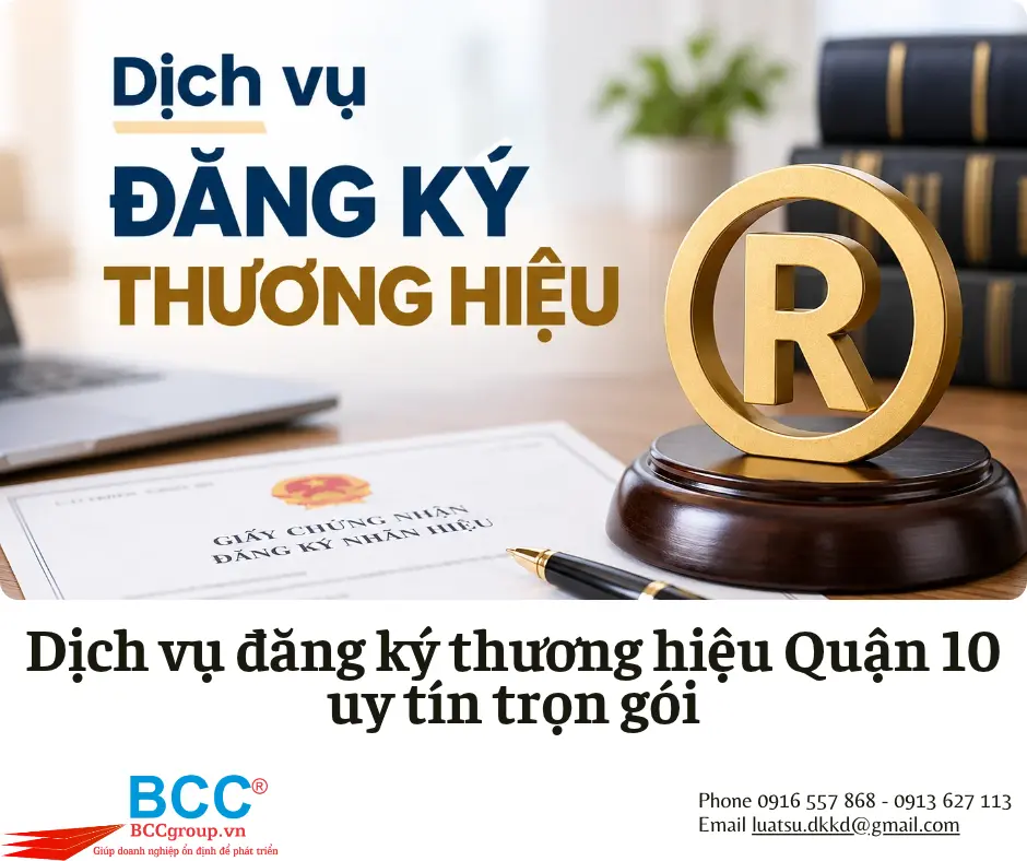 Dịch vụ đăng ký thương hiệu Quận 10