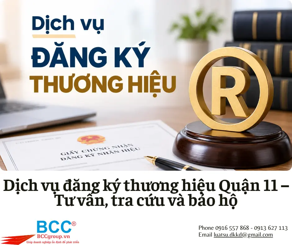 Dịch vụ đăng ký thương hiệu Quận 11