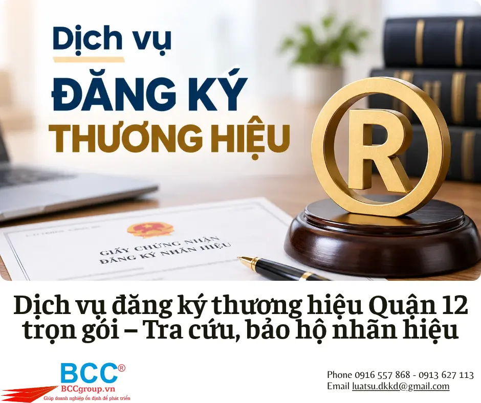 Dịch vụ đăng ký thương hiệu Quận 12