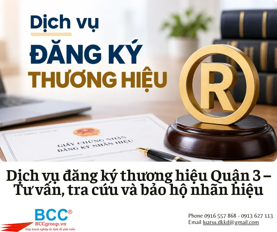 Dịch vụ đăng ký thương hiệu Quận 3