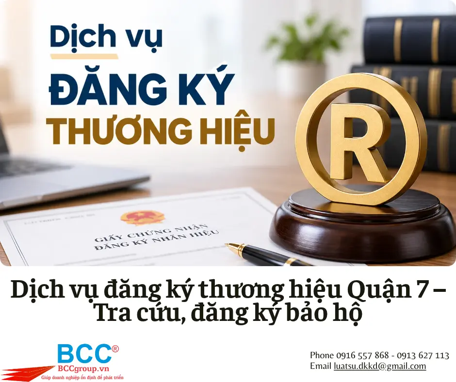 Dịch vụ đăng ký thương hiệu Quận 7