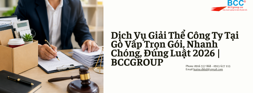 Dịch Vụ Giải Thể Công Ty Tại Gò Vấp