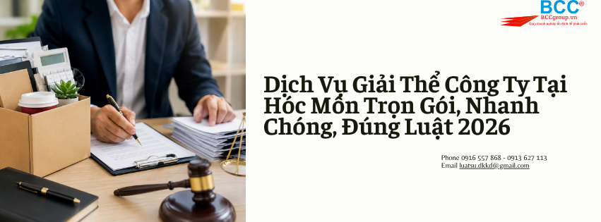 Dịch Vụ Giải Thể Công Ty Tại Hóc Môn