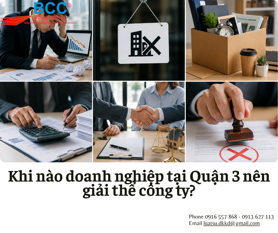 Dịch Vụ Giải Thể Công Ty Tại Quận 3