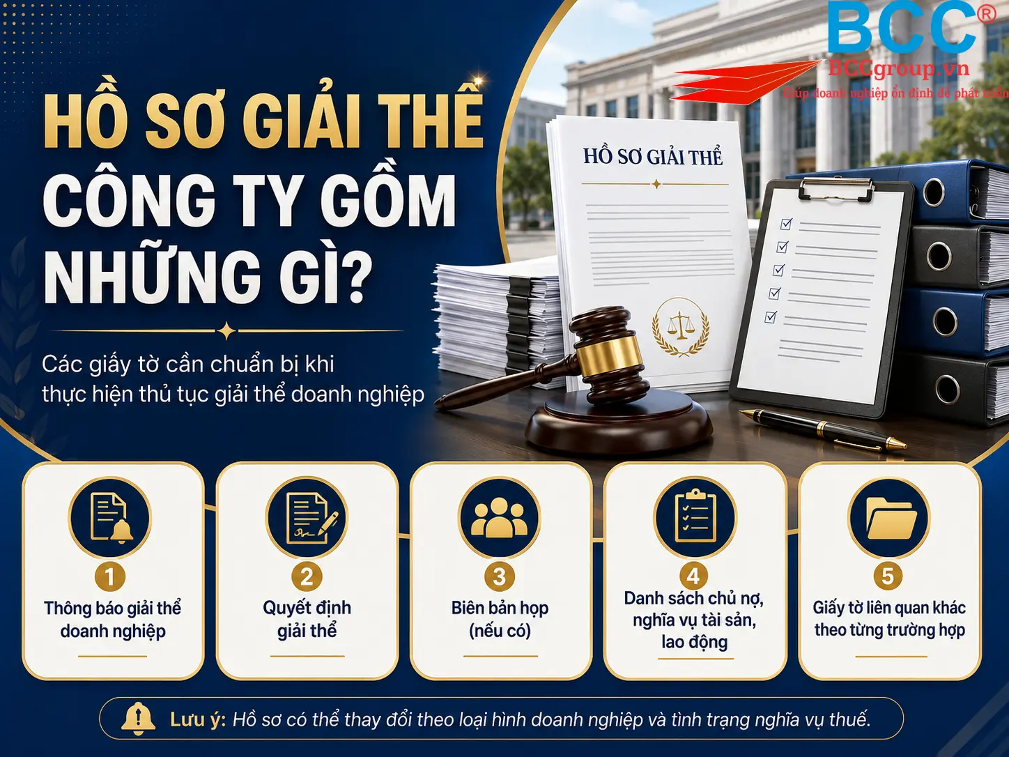 Dịch vụ giải thể công ty