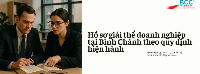 Dịch vụ giải thể doanh nghiệp tại Bình Chánh