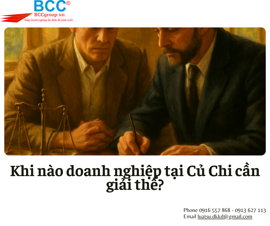 Dịch vụ giải thể doanh nghiệp tại Củ Chi