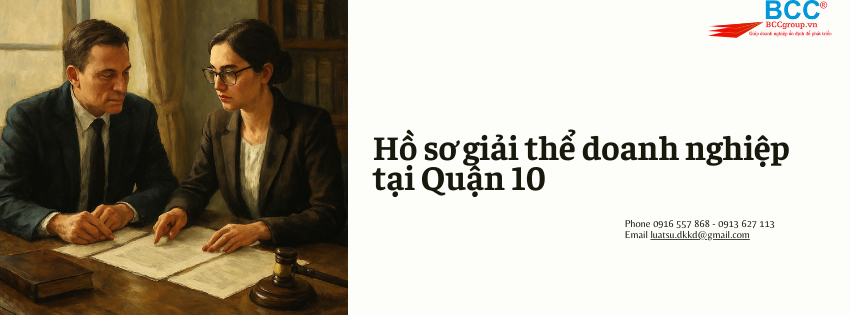 Dịch vụ giải thể doanh nghiệp tại Quận 10