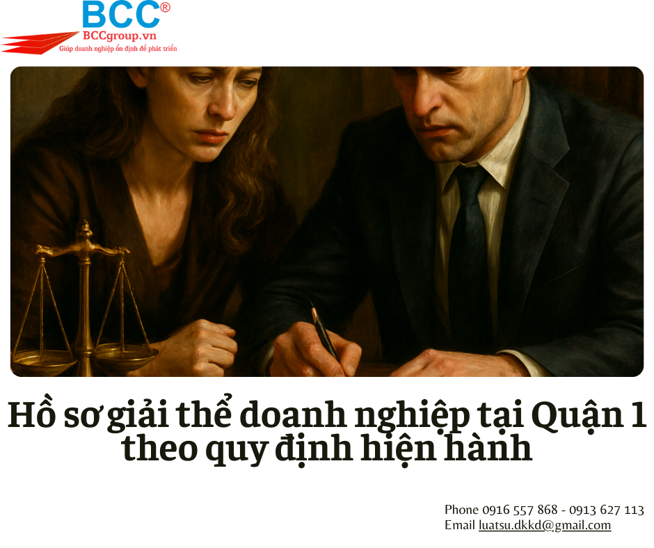 Dịch vụ giải thể doanh nghiệp tại Quận 1