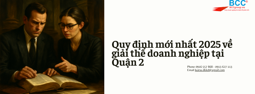 Dịch vụ giải thể doanh nghiệp tại Quận 2