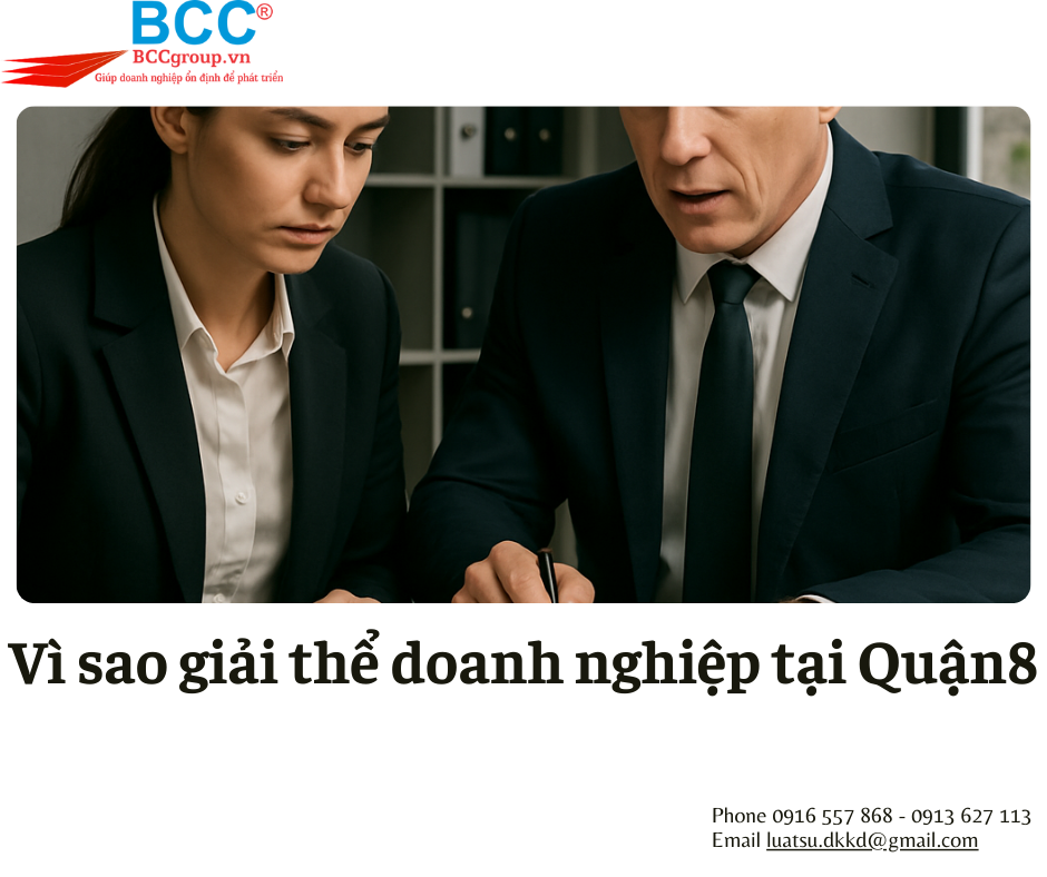 Dịch vụ giải thể doanh nghiệp tại Quận 8