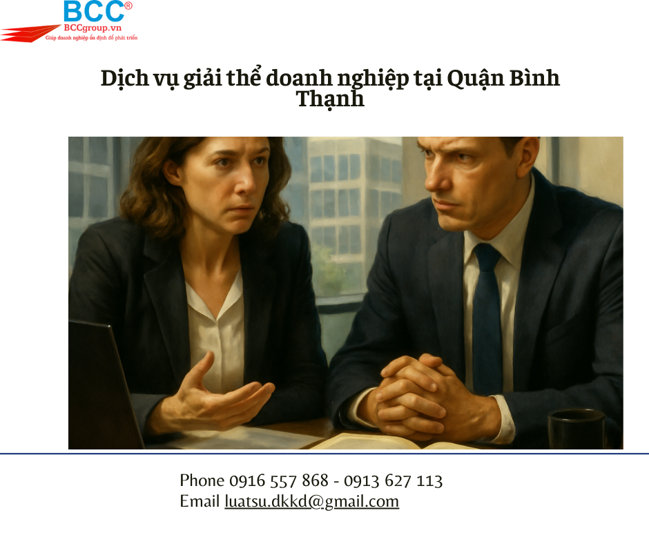 Dịch vụ giải thể doanh nghiệp tại Quận Bình Thạnh