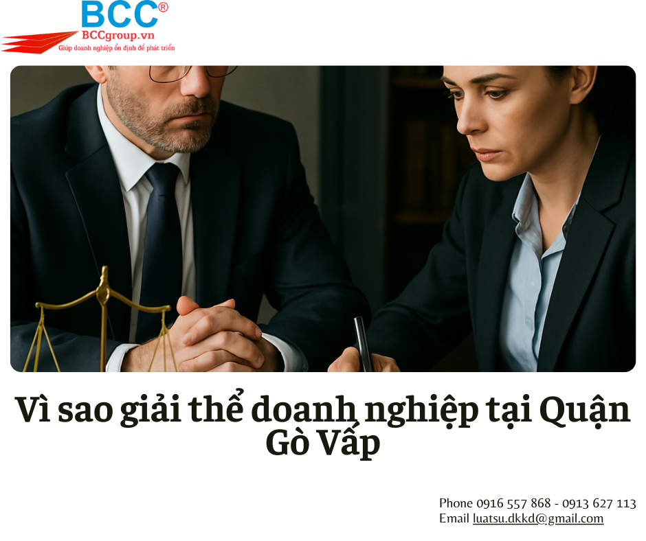 Dịch vụ giải thể doanh nghiệp tại Quận Gò Vấp