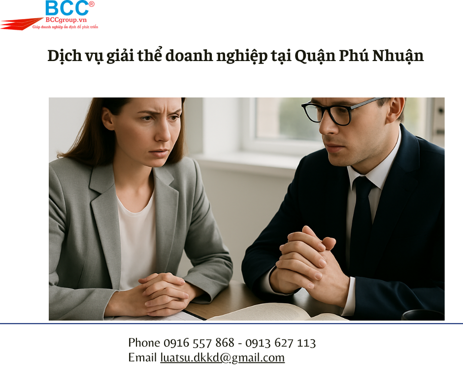 Dịch vụ giải thể doanh nghiệp tại Quận Phú Nhuận