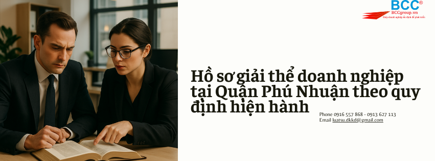 Dịch vụ giải thể doanh nghiệp tại Quận Phú Nhuận