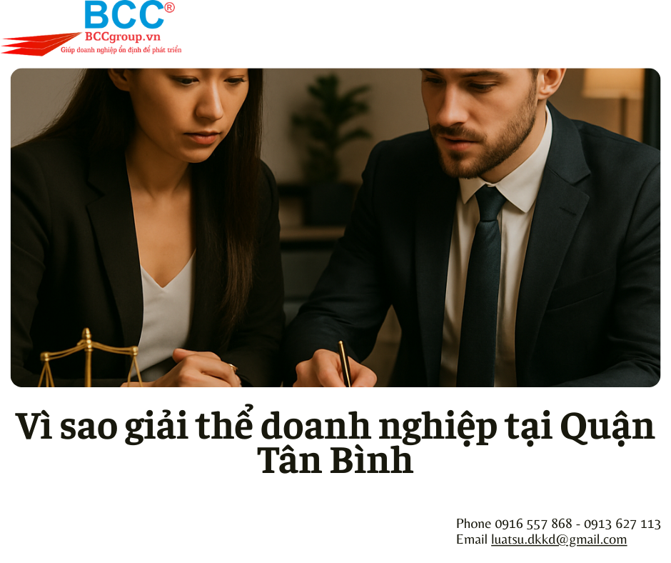 Dịch vụ giải thể doanh nghiệp tại Quận Tân Bình