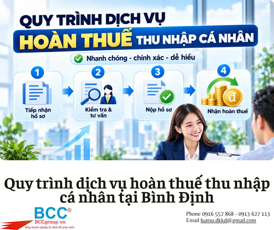 Dịch vụ hoàn thuế thu nhập cá nhân tại Bình Định