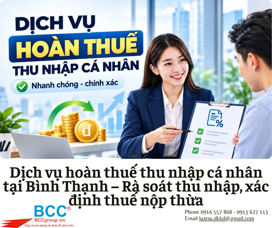 Dịch vụ hoàn thuế thu nhập cá nhân tại Bình Thạnh
