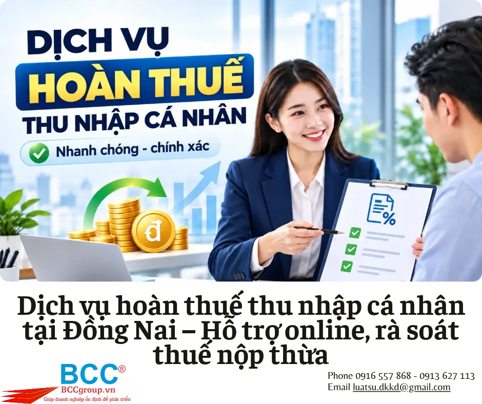Dịch vụ hoàn thuế thu nhập cá nhân tại Đồng Nai