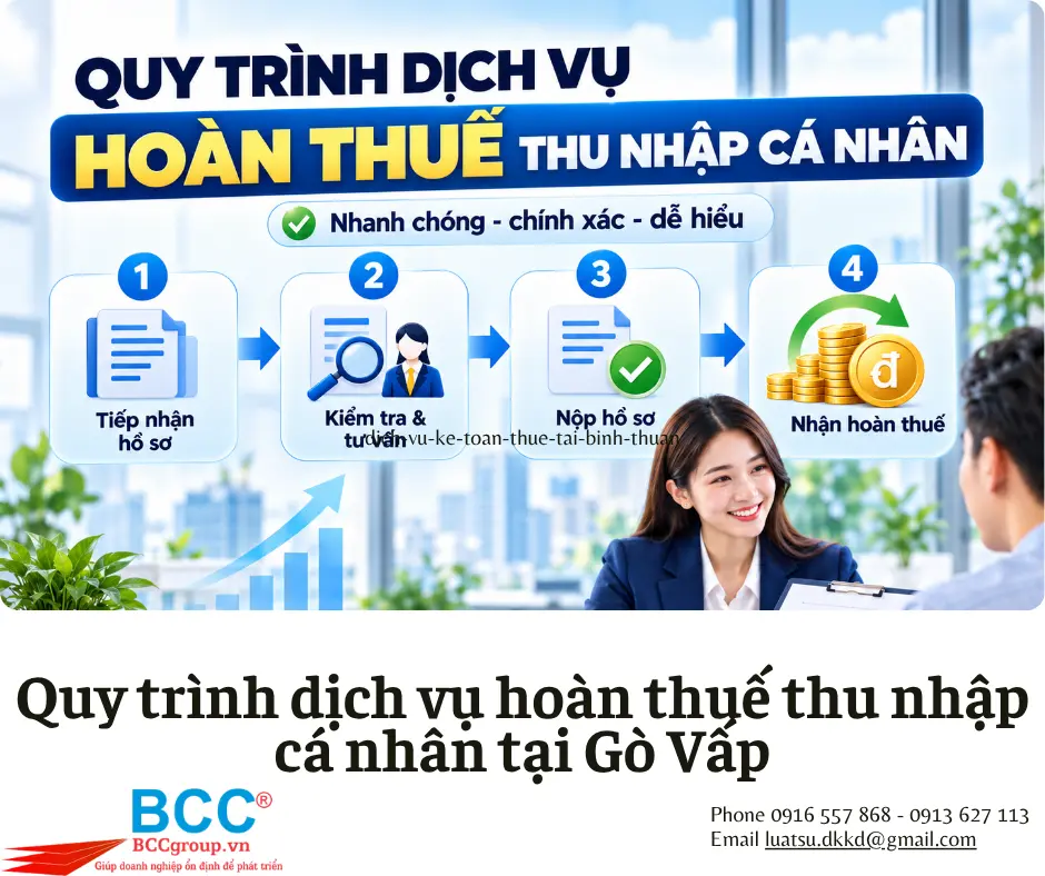 Dịch vụ hoàn thuế thu nhập cá nhân tại Gò Vấp