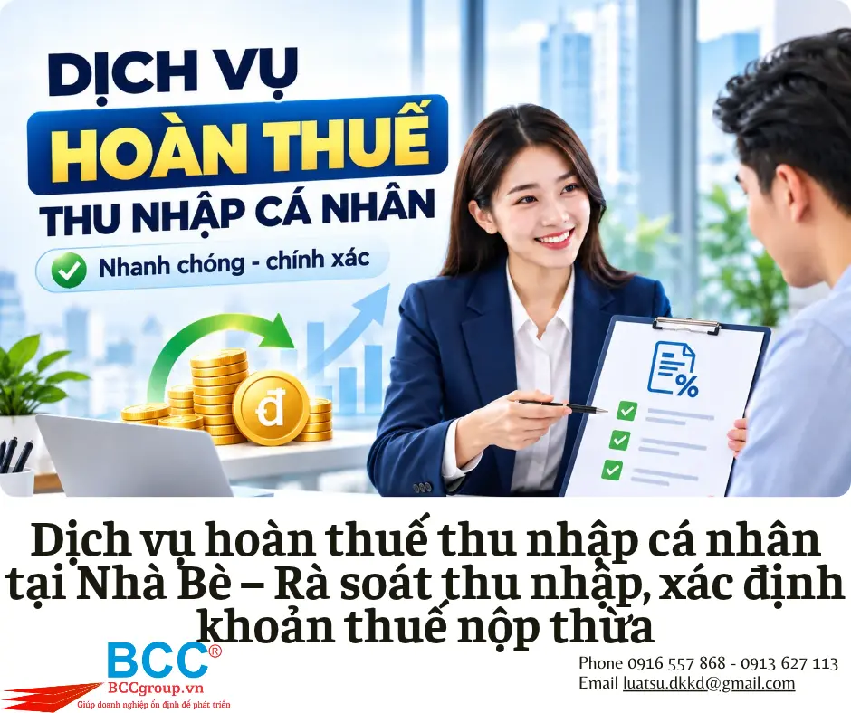 Dịch vụ hoàn thuế thu nhập cá nhân tại Nhà Bè