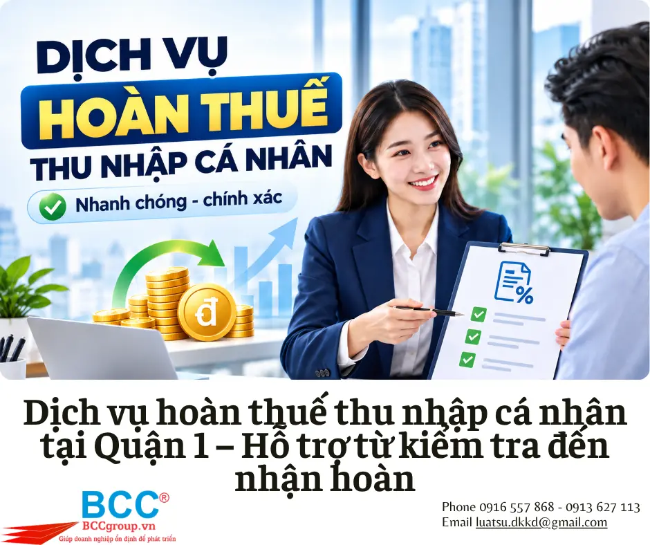 Dịch vụ hoàn thuế thu nhập cá nhân tại Quận 1