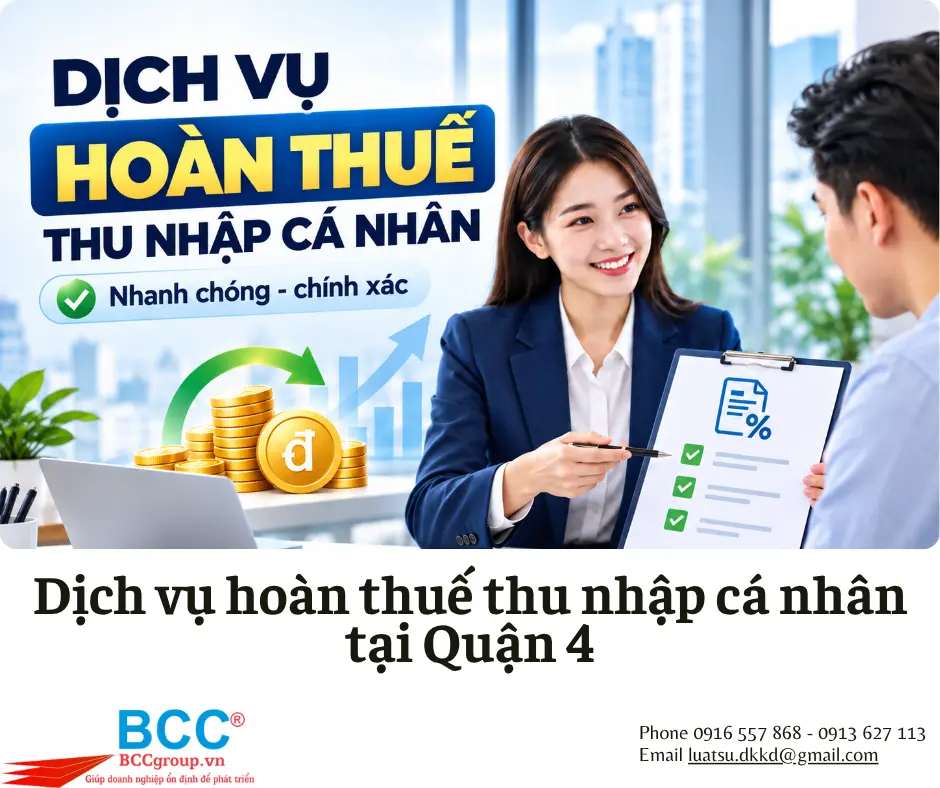 Dịch vụ hoàn thuế thu nhập cá nhân tại Quận 4