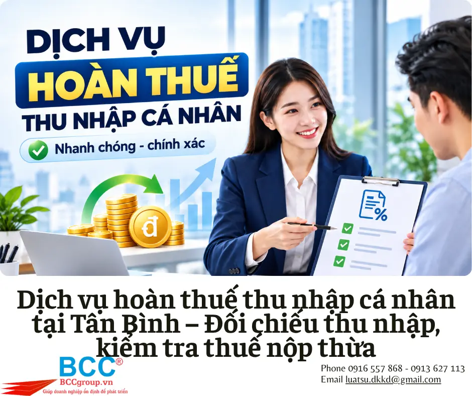 Dịch vụ hoàn thuế thu nhập cá nhân tại Tân Bình