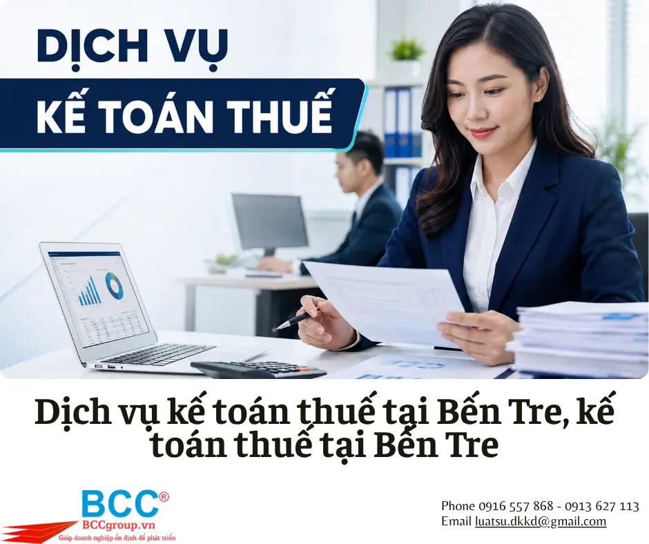 Dịch vụ kế toán thuế tại Bến Tre