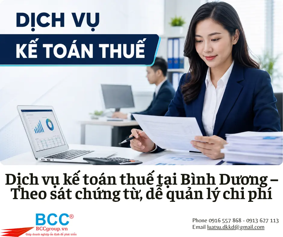 Dịch vụ kế toán thuế tại Bình Dương