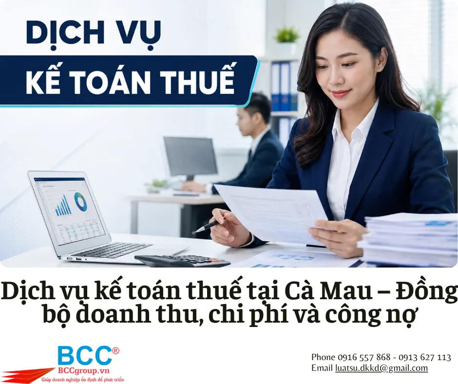 Dịch vụ kế toán thuế tại Cà Mau