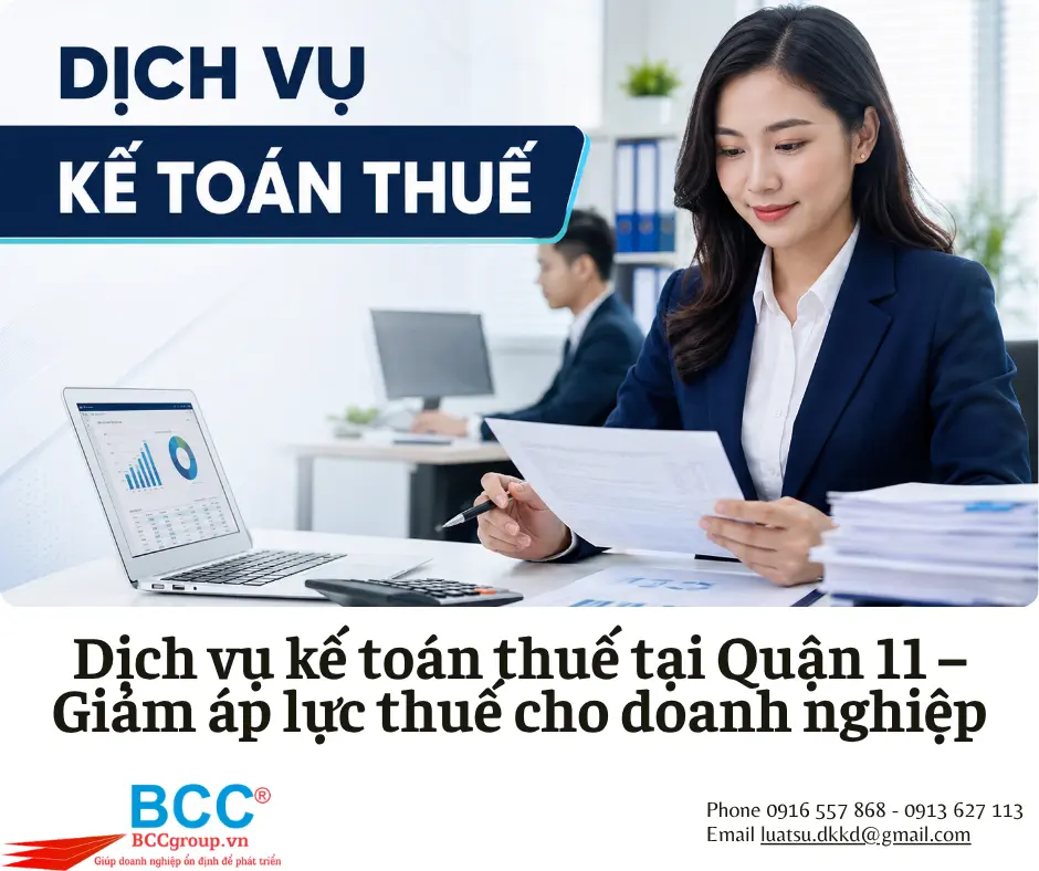 Dịch vụ kế toán thuế tại Quận 11
