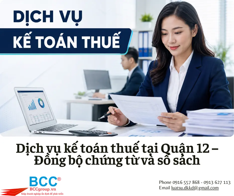 Dịch vụ kế toán thuế tại Quận 12