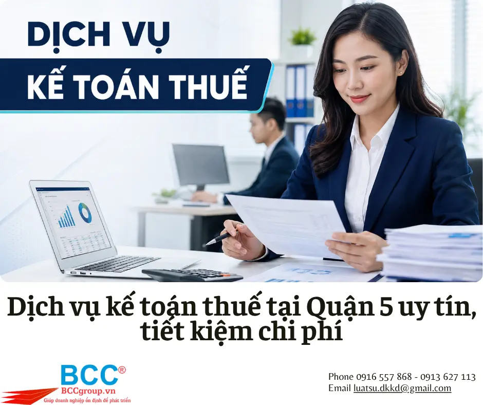 Dịch vụ kế toán thuế tại Quận 5