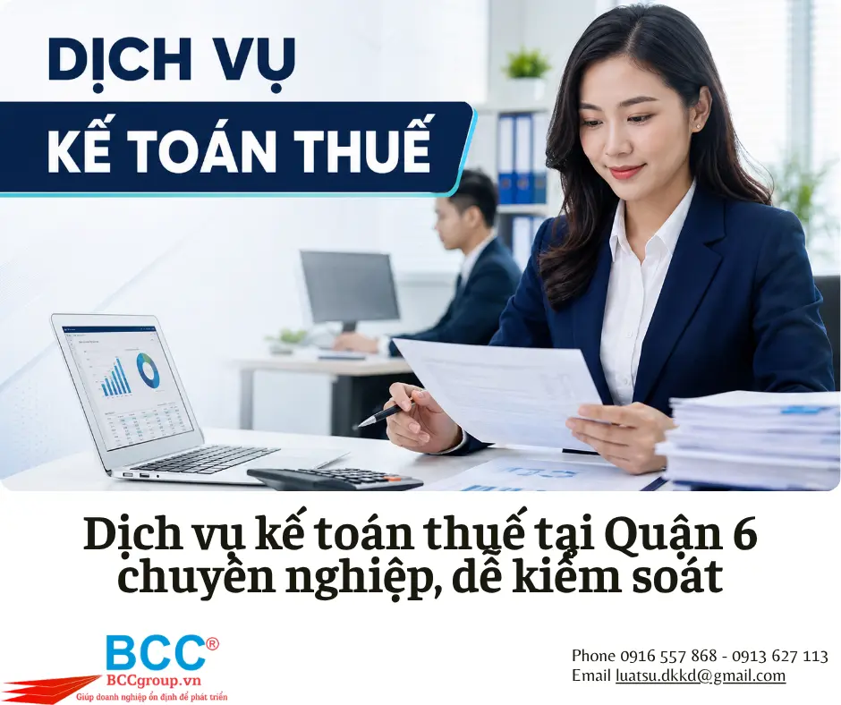 Dịch vụ kế toán thuế tại Quận 6