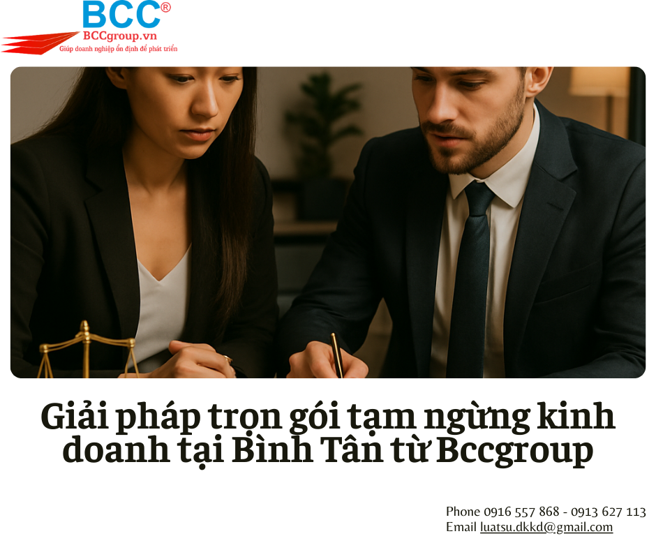 Dịch vụ tạm ngừng kinh doanh tại Bình Tân