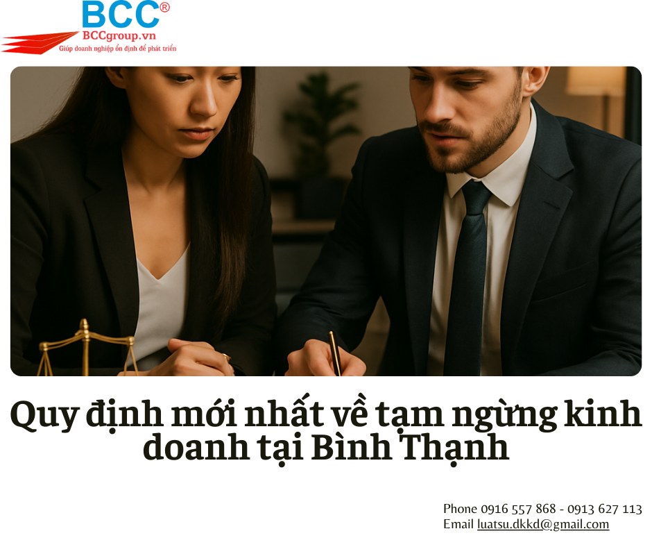 Dịch vụ tạm ngừng kinh doanh tại Bình Thạnh
