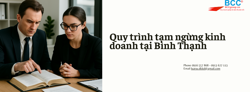 Dịch vụ tạm ngừng kinh doanh tại Bình Thạnh