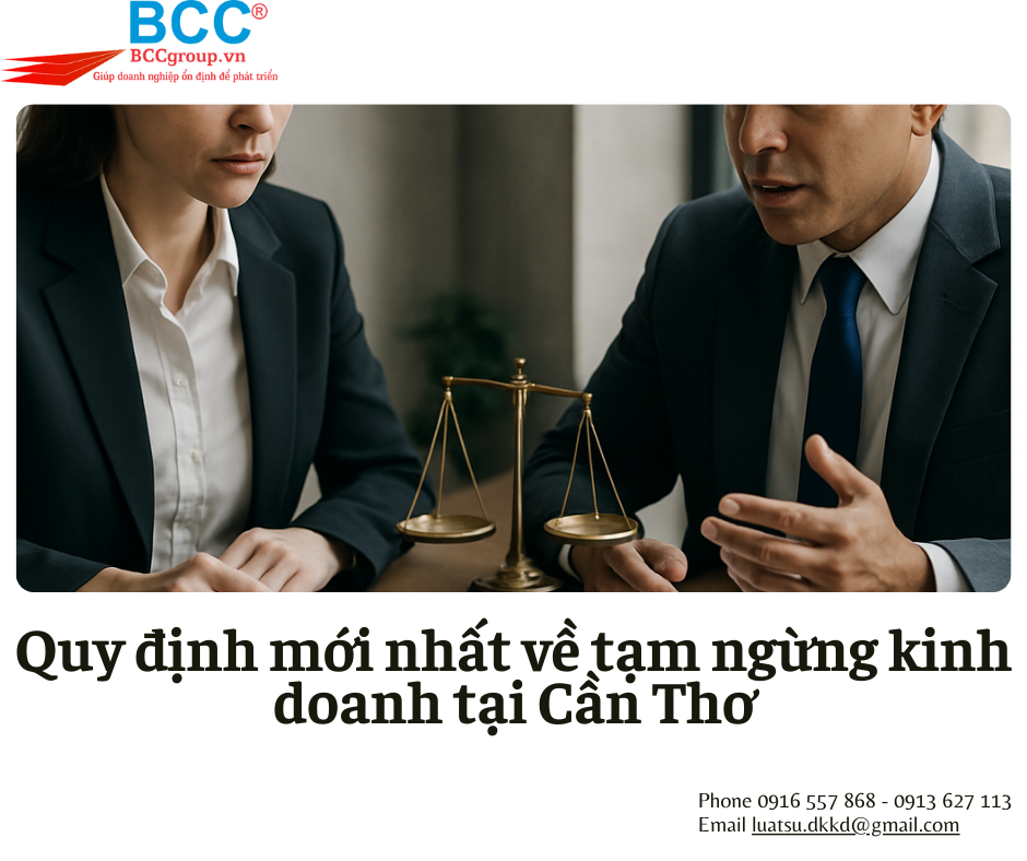 Dịch vụ tạm ngừng kinh doanh tại Cần Thơ
