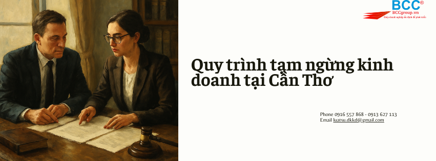 Dịch vụ tạm ngừng kinh doanh tại Cần Thơ