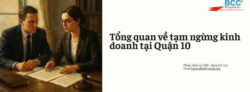 Dịch vụ tạm ngừng kinh doanh tại Quận 10