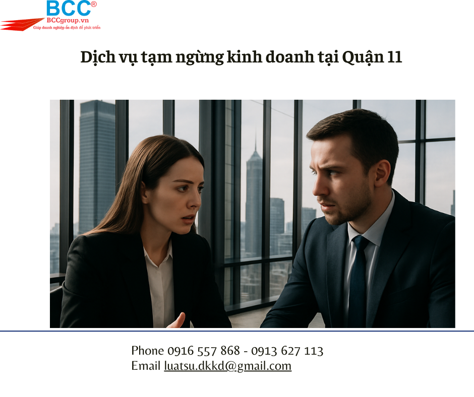 Dịch vụ tạm ngừng kinh doanh tại Quận 11