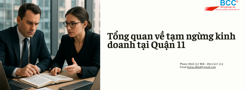 Dịch vụ tạm ngừng kinh doanh tại Quận 11